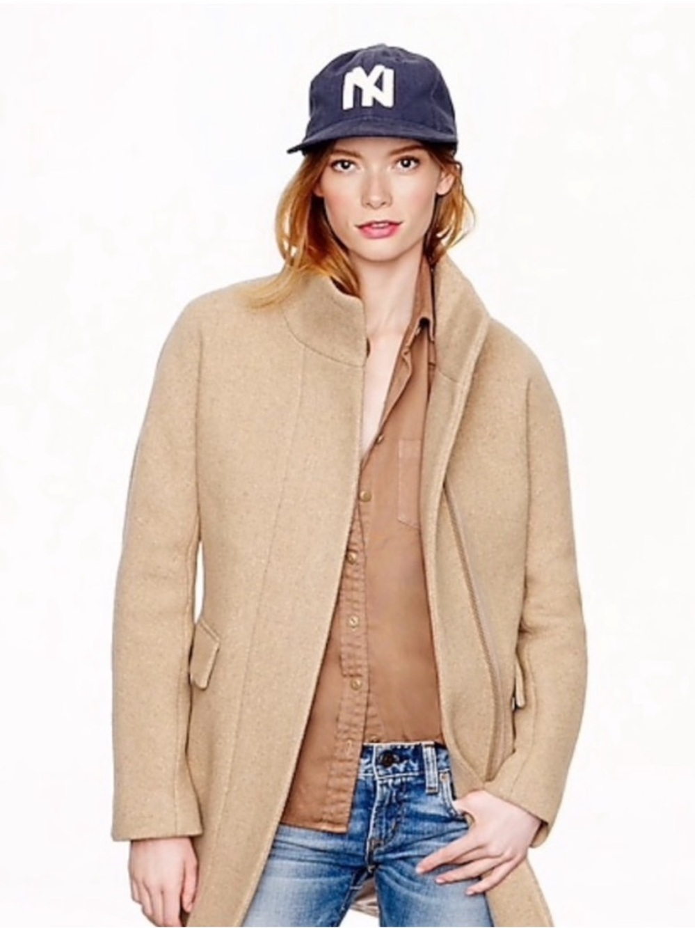 J.Crew Stadium Cloth Cocoon Coat